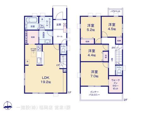 リーブルガーデン宗像市日の里４丁目 間取り1