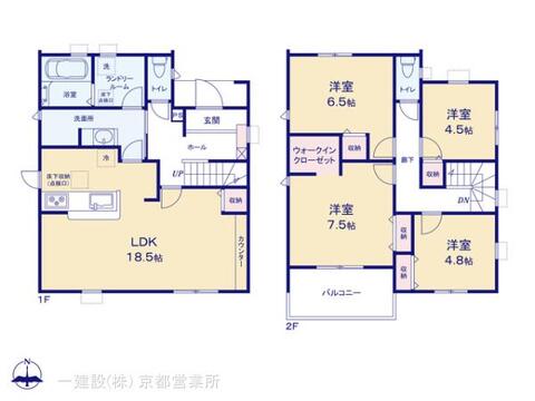 リーブルガーデン奈良市神殿町第１３ 間取り1