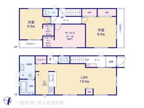 リーブルガーデン平野区瓜破5丁目 間取り1