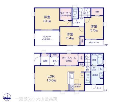 リーブルガーデン多治見市第1小田町 間取り1