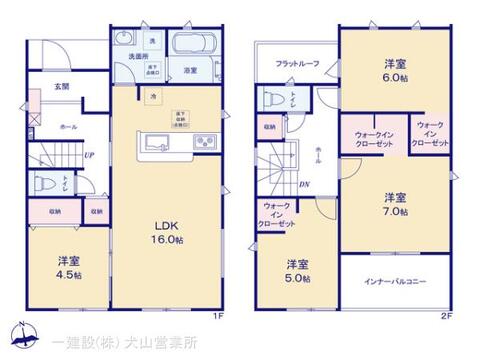 リーブルガーデン各務原市第3各務おがせ町 間取り3