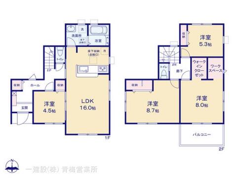リーブルガーデン青梅柚木町第１１ 間取り1