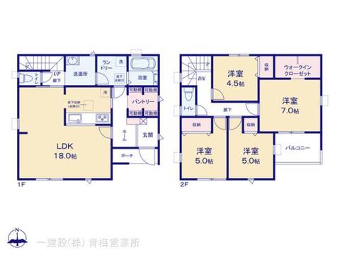 リーブルガーデン青梅柚木町第１１ 間取り3