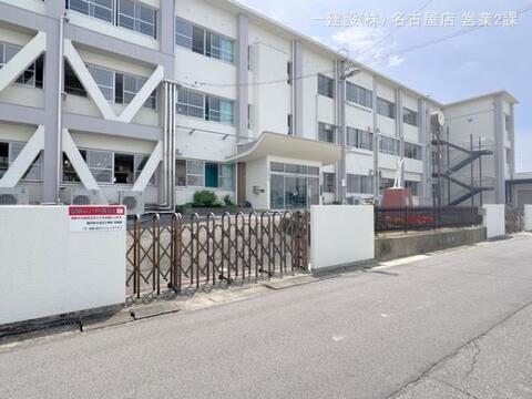 稲沢市立法立小学校：600m