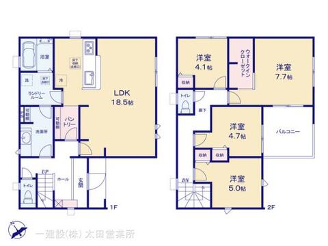 リーブルガーデン桐生第28相生町 間取り1