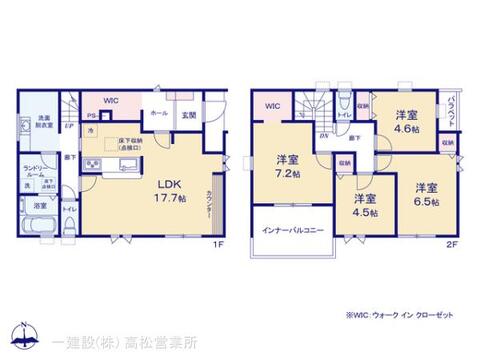 リーブルガーデン高松市香川町川東上第二 間取り1
