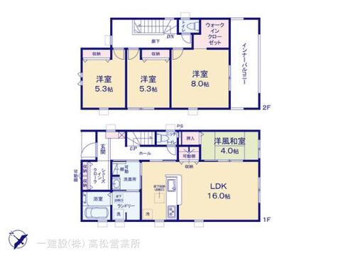リーブルガーデン四国中央市妻鳥町 間取り1