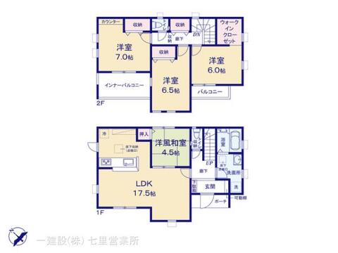 リーブルガーデン西区土屋 間取り1