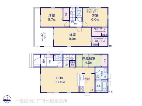 リーブルガーデン岩槻区並木 間取り1