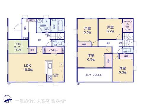 リーブルガーデン加須市三俣1丁目 間取り5