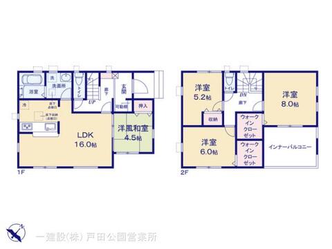 リーブルガーデン野田市中里３期 間取り5