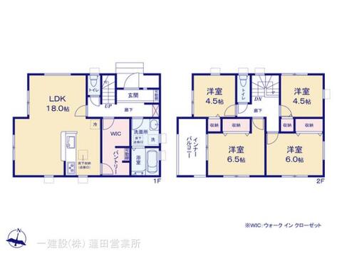 リーブルガーデン草加市清門 間取り1
