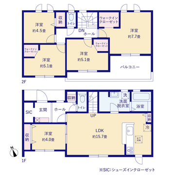 リーブルガーデン中央区舞阪町弁天島 間取り1