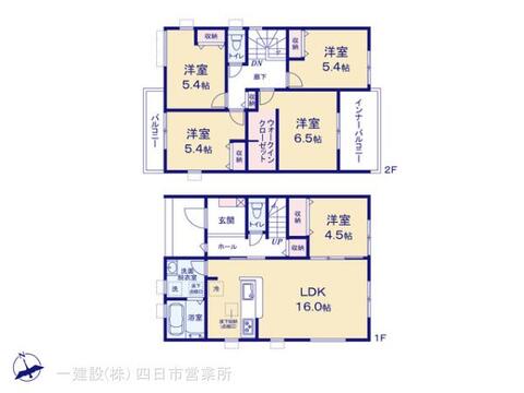 リーブルガーデン亀山市南野町第2 間取り1