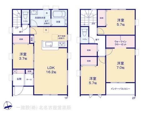 リーブルガーデン一宮市萩原町第三 間取り1