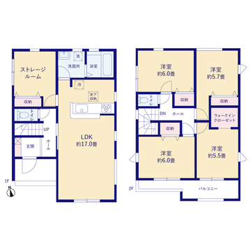リーブルガーデン藤枝市藤岡4丁目2期 間取り1