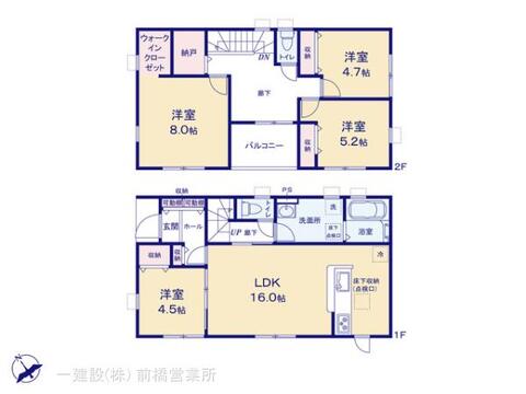 リーブルガーデン前橋市樋越町第４ 間取り7