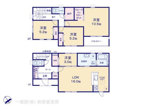 リーブルガーデン前橋市樋越町第４ 間取り9