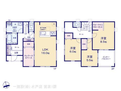 リーブルガーデン鹿嶋市旭ケ丘第2 間取り3