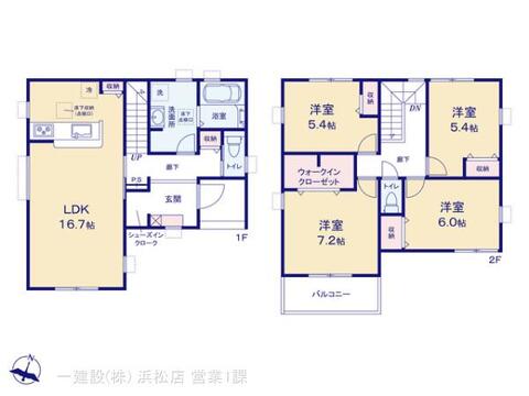 リーブルガーデン中央区小池町 間取り1