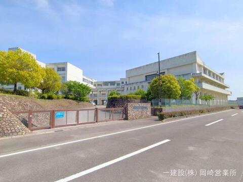 岡崎市立六ツ美北中学校：1100m