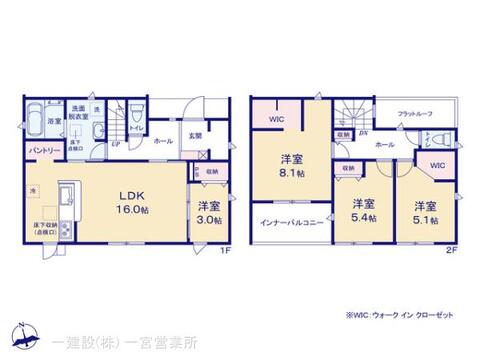 リーブルガーデン愛西市佐屋町宅地 間取り5