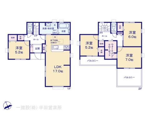 リーブルガーデン阿久比町植大第３ 間取り1