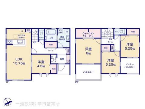 リーブルガーデン西尾市一色町松木島中切第３ 間取り1