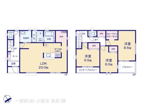 リーブルガーデン伏見区淀樋爪町2期 間取り1