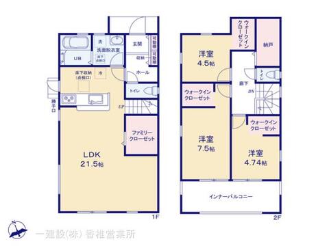 リーブルガーデン那珂川市山田 間取り1