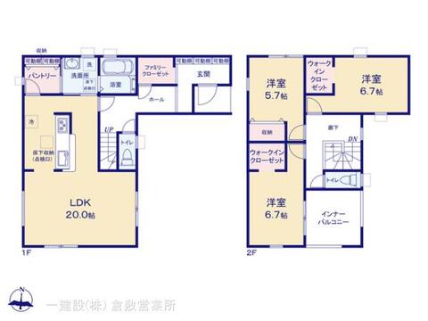 リーブルガーデン岡山南区新保 間取り1
