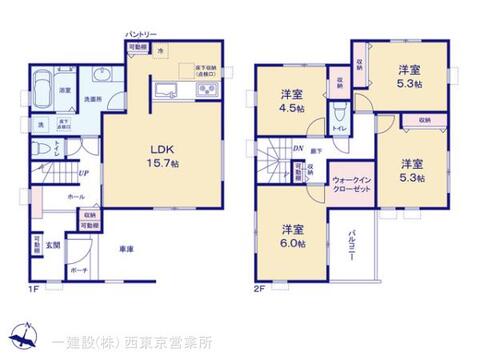 リーブルガーデン新座新堀 間取り1