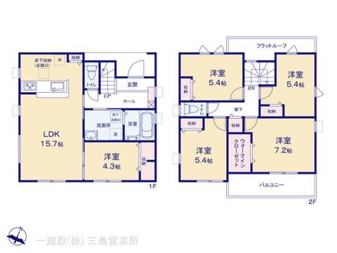 リーブルガーデン葵区瀬名川3丁目 間取り1
