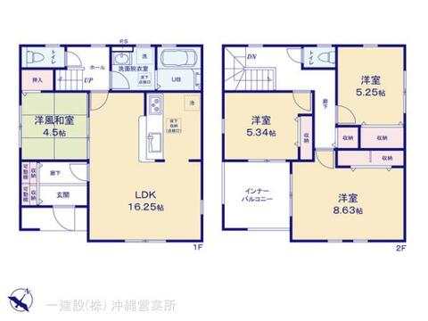リーブルガーデン宜野湾市我如古第２ 間取り5
