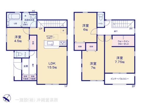 リーブルガーデン宜野湾市我如古第２ 間取り7