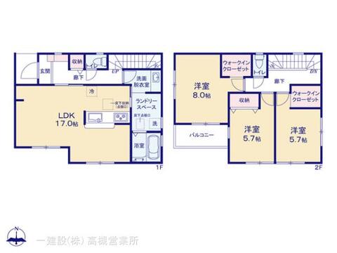 リーブルガーデン亀岡市篠町柏原町頭2期 間取り3