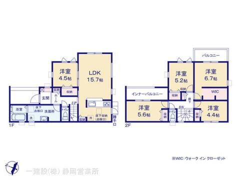 リーブルガーデン島田市道悦4丁目 間取り3