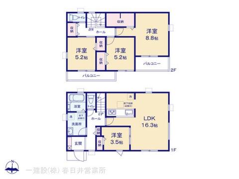 リーブルガーデン瀬戸市松原町三丁目 間取り3