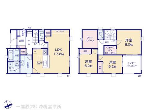 リーブルガーデン南城市玉城前川 間取り1
