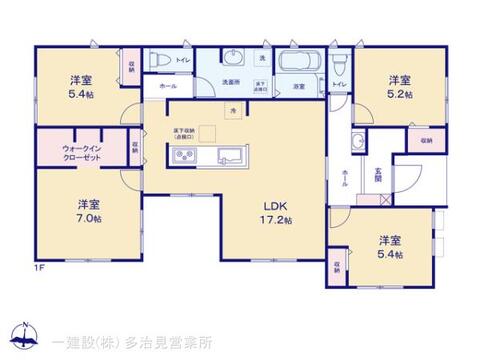 リーブルガーデン土岐市妻木町 間取り3