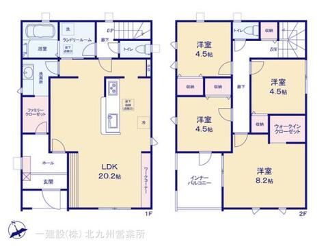リーブルガーデン芦屋町船頭町 間取り1