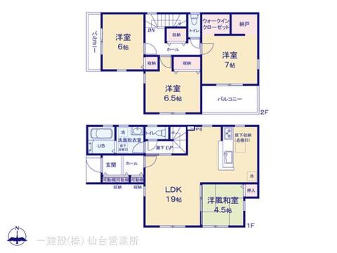 リーブルガーデン船岡新栄1丁目 間取り1