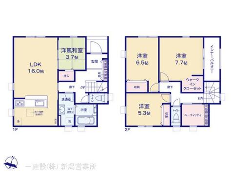 リーブルガーデン東区河渡第２ 間取り5