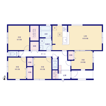 リーブルガーデン美濃加茂市加茂川町三丁目 間取り1