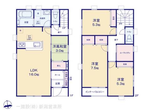 リーブルガーデン東区寺山第２ 間取り1