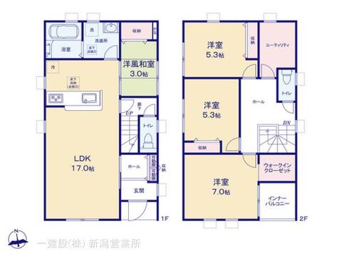 リーブルガーデン東区寺山第２ 間取り3