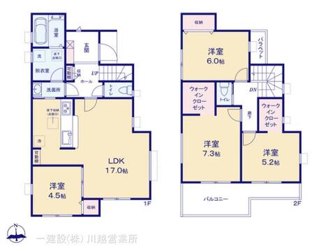 リーブルガーデン東松山市五領町 間取り1