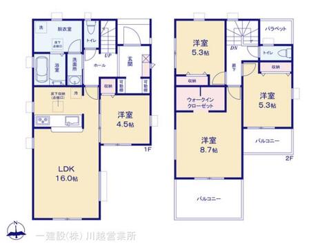リーブルガーデン東松山市五領町 間取り5