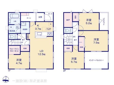 リーブルガーデン所沢上安松第7期 間取り5
