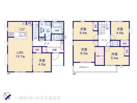 リーブルガーデン鈴鹿市若松北第８ 間取り1